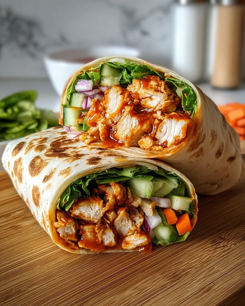 Sweet Chili Chicken Wraps Recipe - Recipe Image