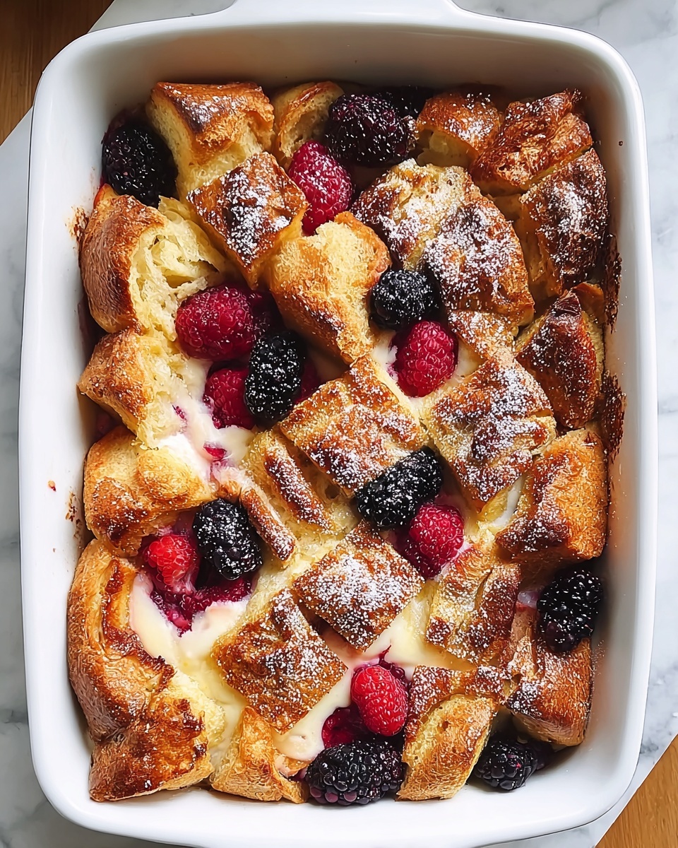 Berry Croissant Bake Recipe - Recipe Image