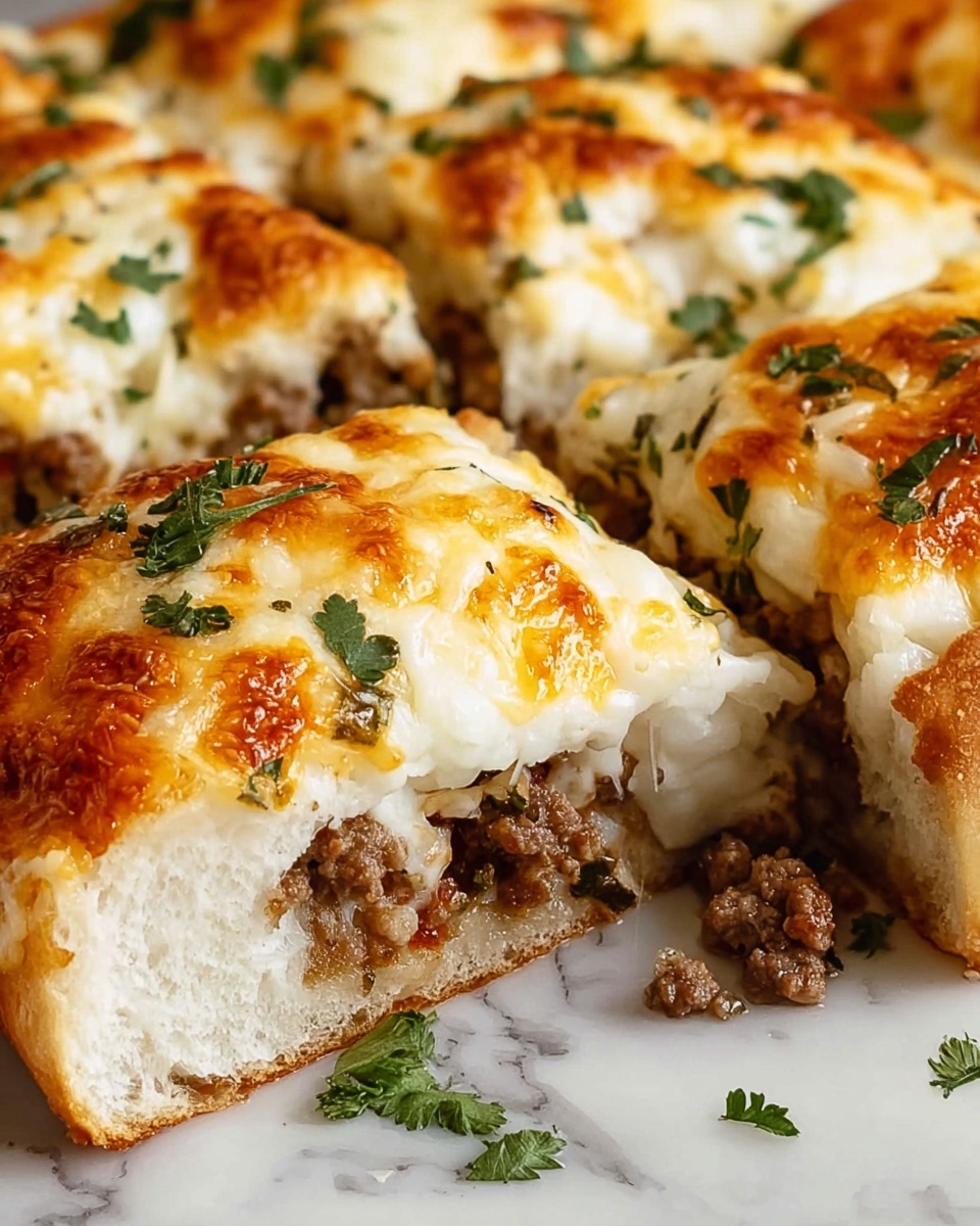 Garlic Bread Taco Bites Recipe - Recipe Image