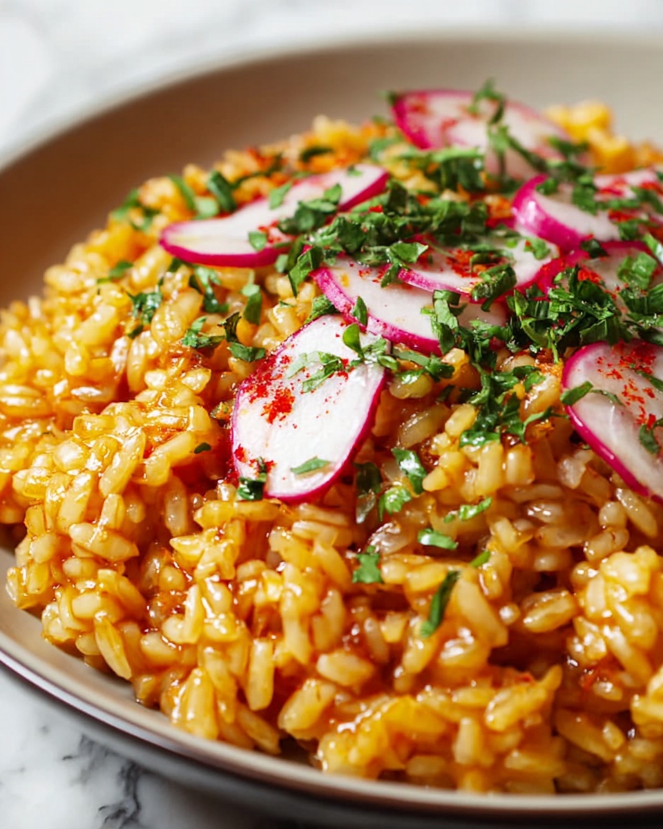 Cheesy Gochujang Risotto Recipe - Recipe Image