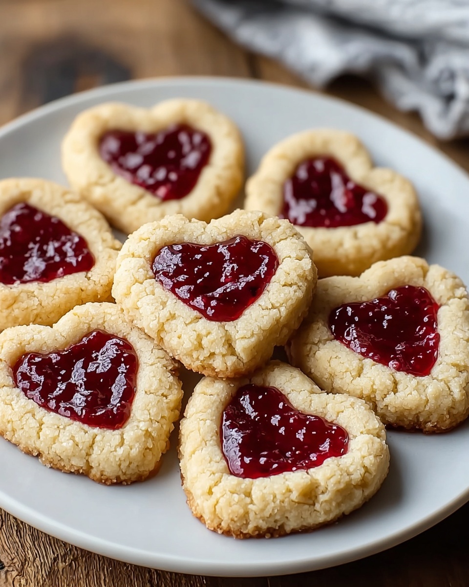 Heart Jam Cookies Recipe - Recipe Image