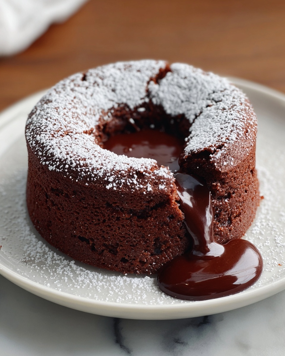 Protein Lava Cake (Gluten Free, Low Sugar) Recipe - Recipe Image