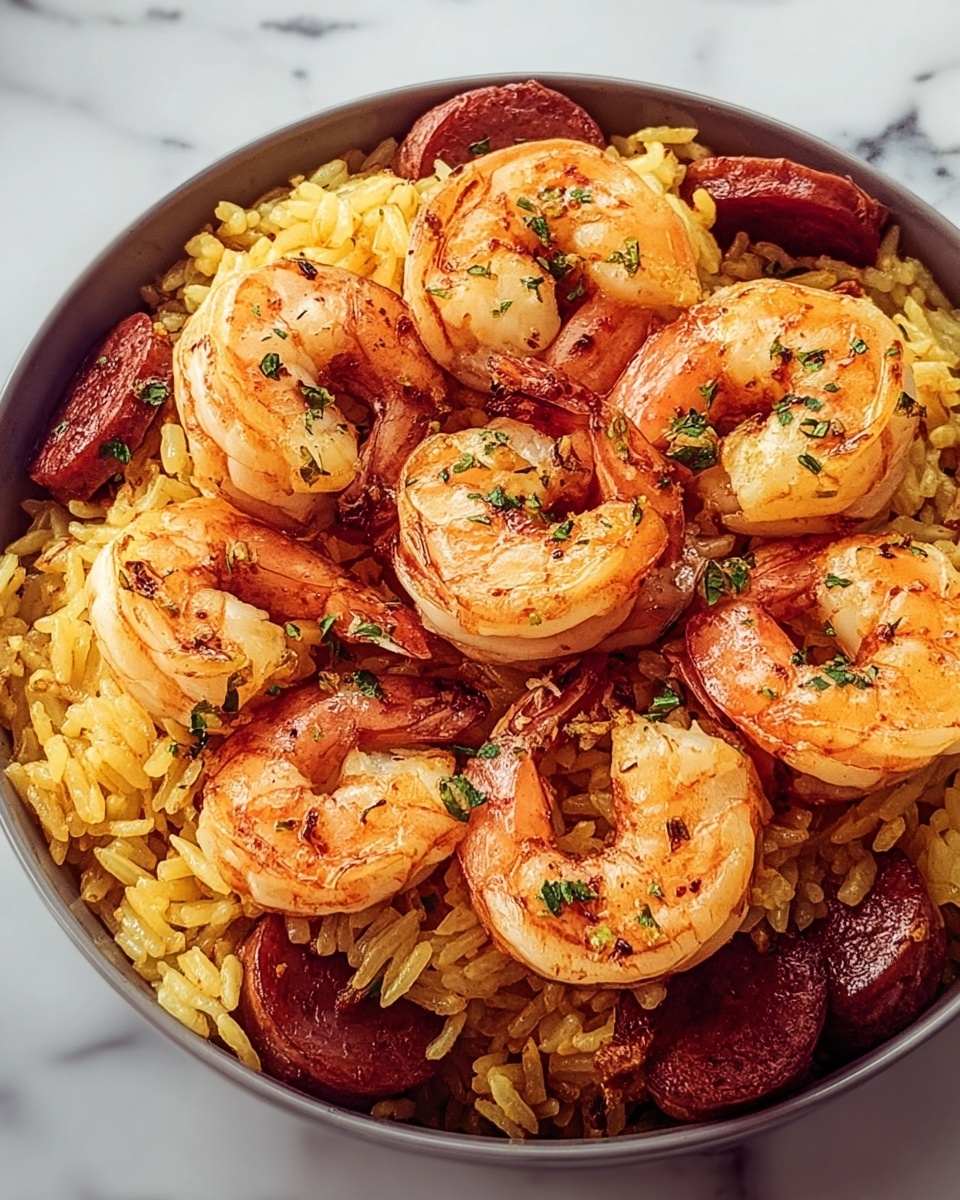 Quick One-Pot Seafood Rice Recipe - Recipe Image