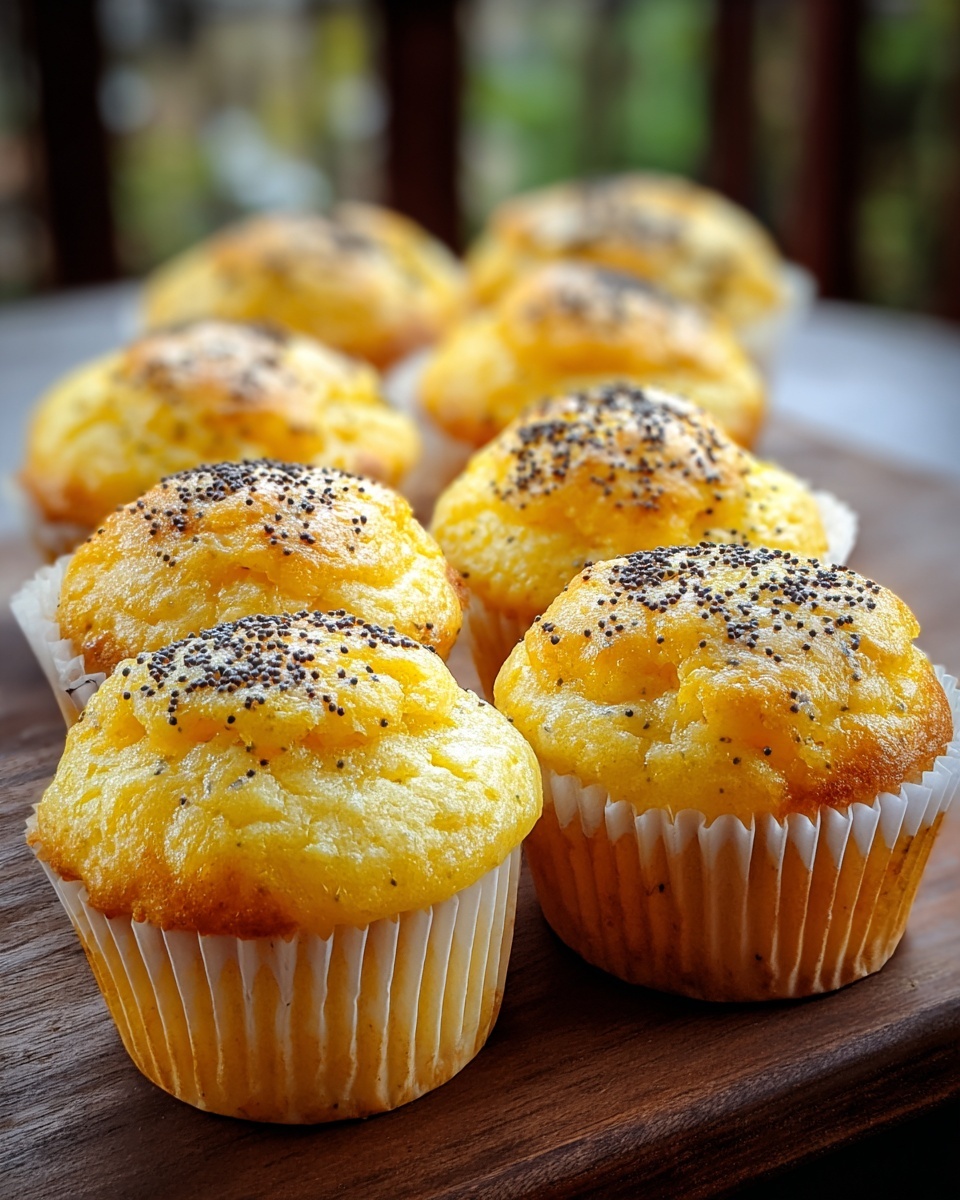 Homemade Lemon Poppyseed Muffins Recipe - Recipe Image