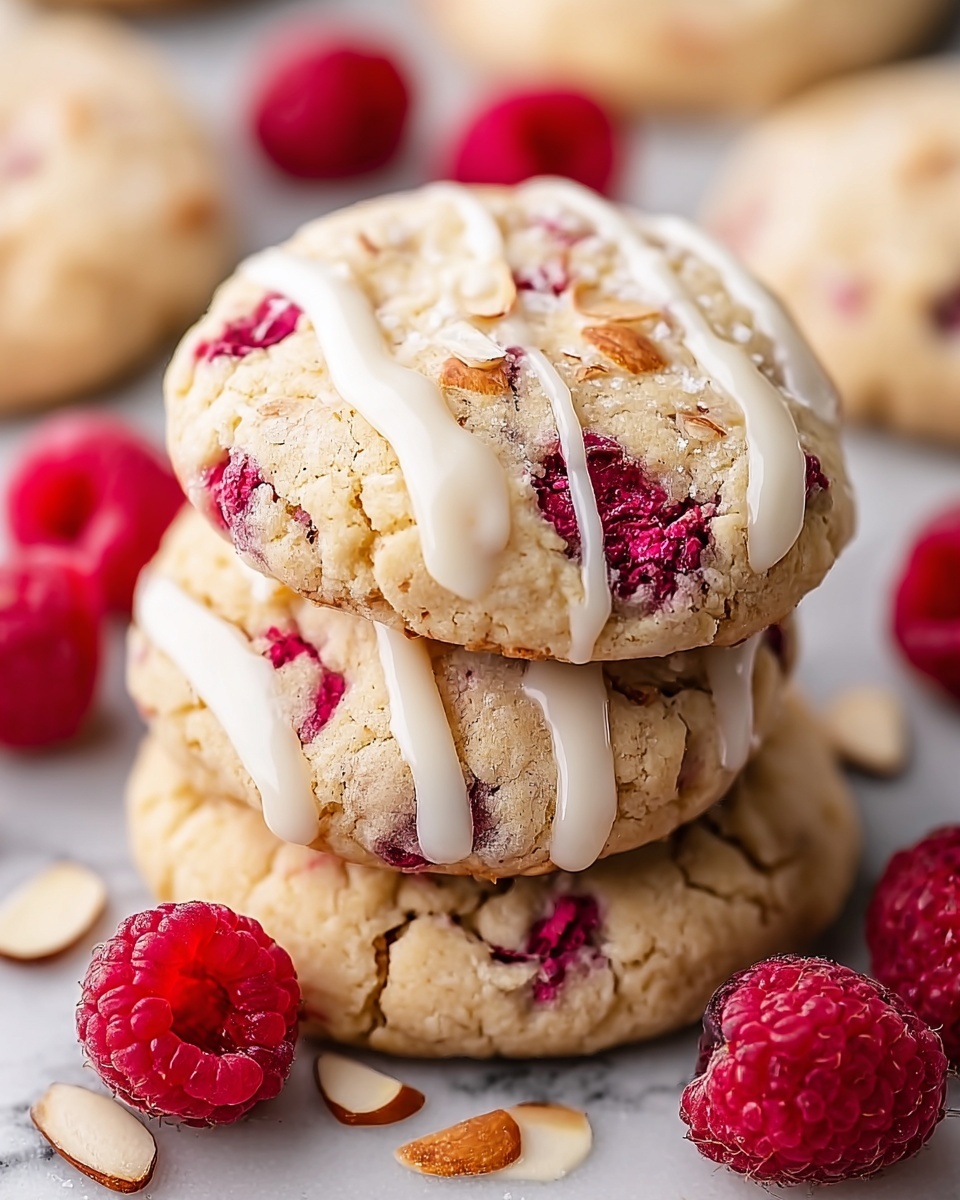 Raspberry Almond Cookies Recipe - Recipe Image