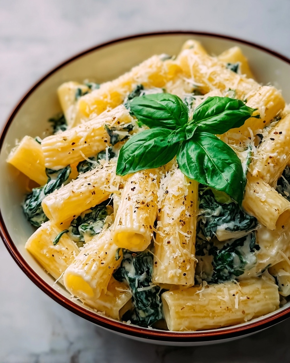 Lemon Ricotta Pasta with Spinach Recipe - Recipe Image
