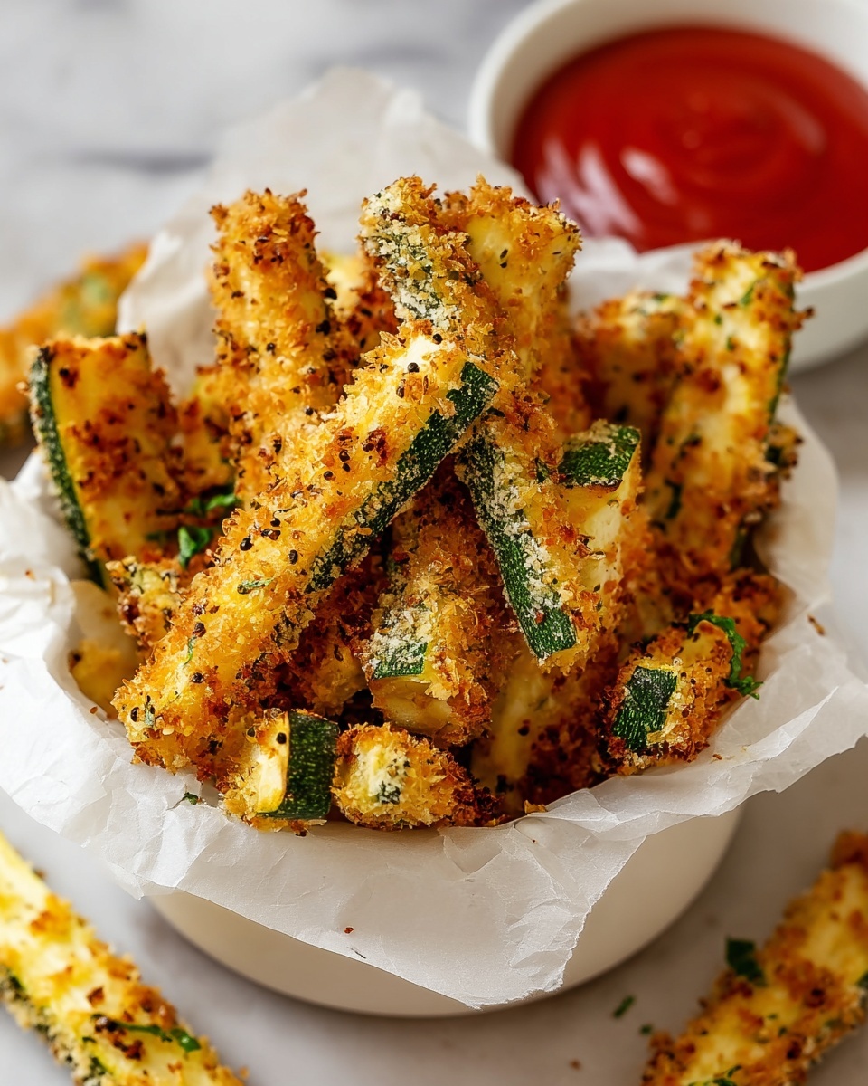 Air Fryer Zucchini Fries Recipe - Recipe Image