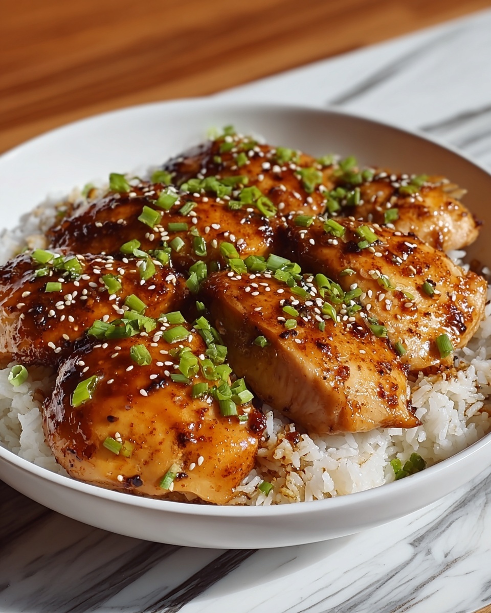 Sweet and Spicy Sticky Chicken Recipe - Recipe Image
