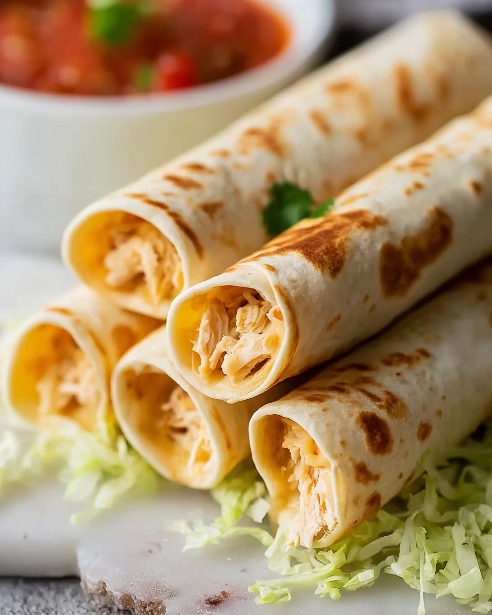 Easy Gluten-Free Chicken Taquitos Recipe - Recipe Image