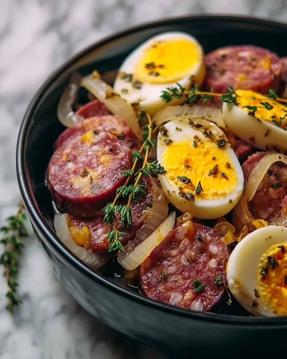 Pickled Eggs and Sausage Recipe - Recipe Image