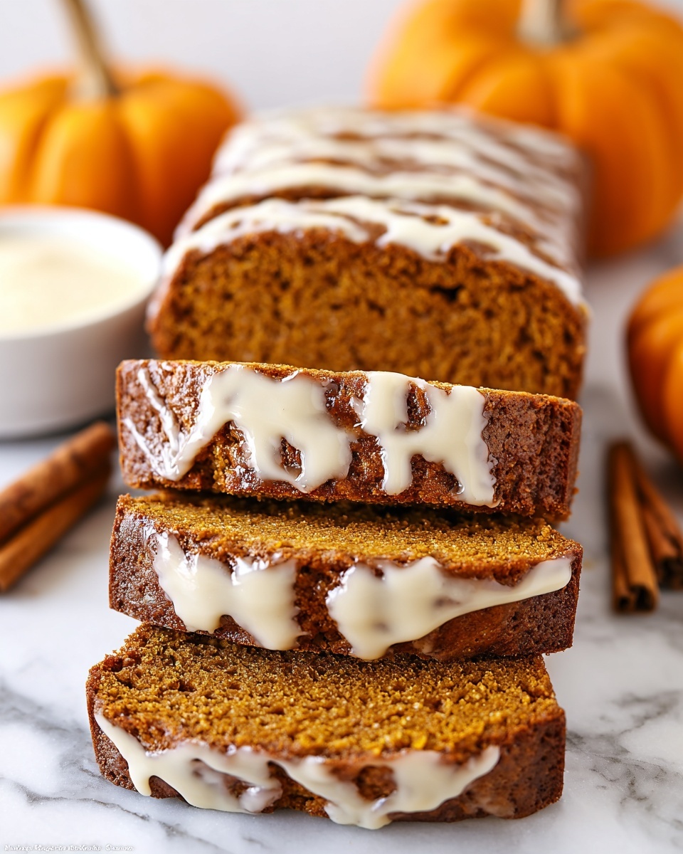Cream Cheese-Filled Pumpkin Bread Recipe - Recipe Image