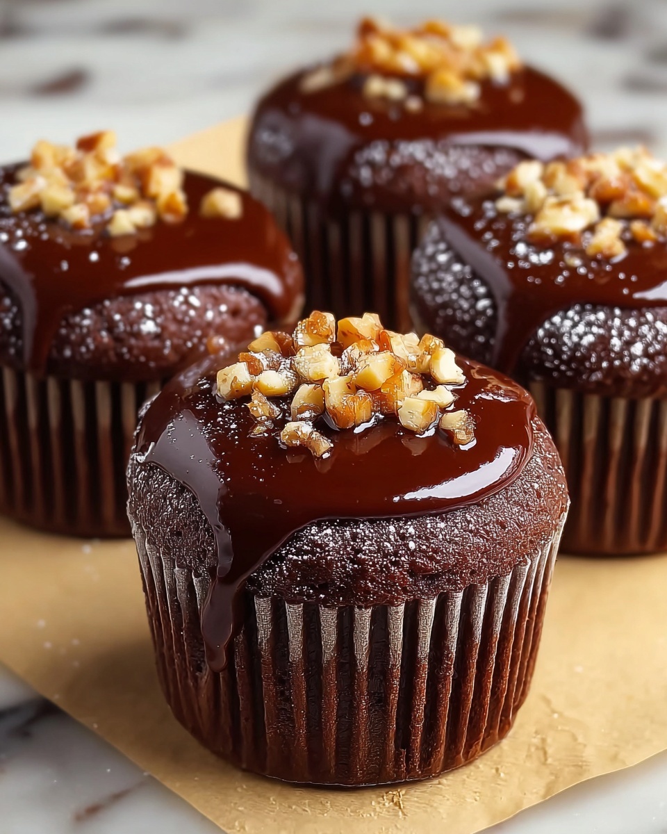 Sticky Toffee Cupcakes with Chocolate Topping Recipe - Recipe Image