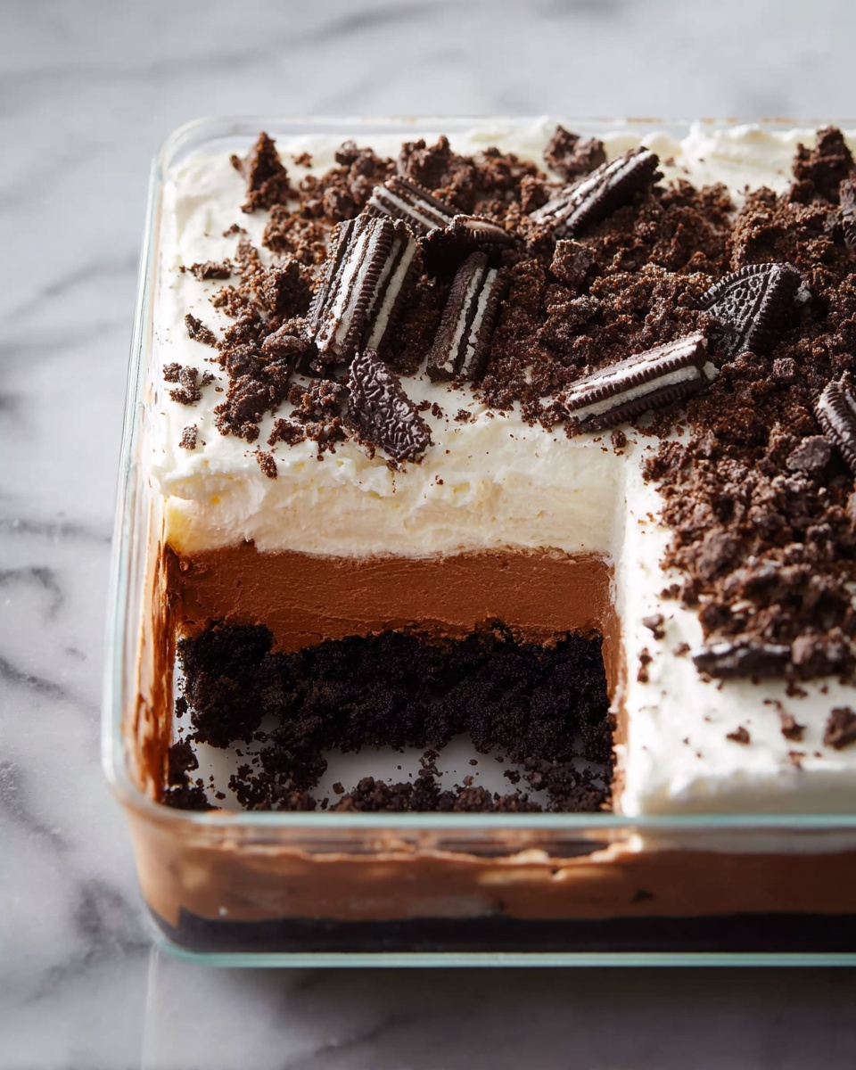 No Bake Heavenly Oreo Dessert Recipe - Recipe Image