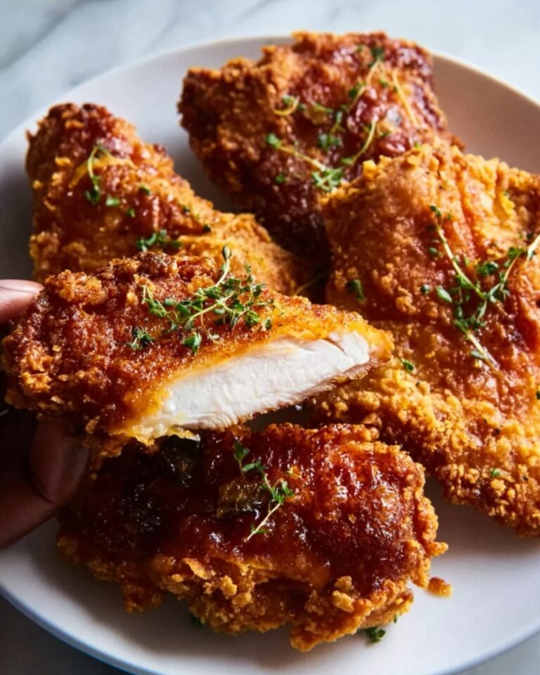 Baked Crunchy Hot Honey Chicken Recipe