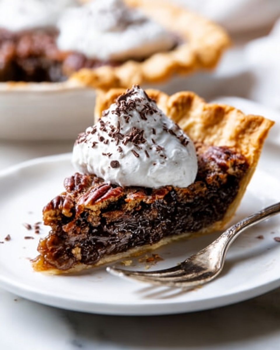 Dark Chocolate Pecan Pie Recipe - Recipe Image