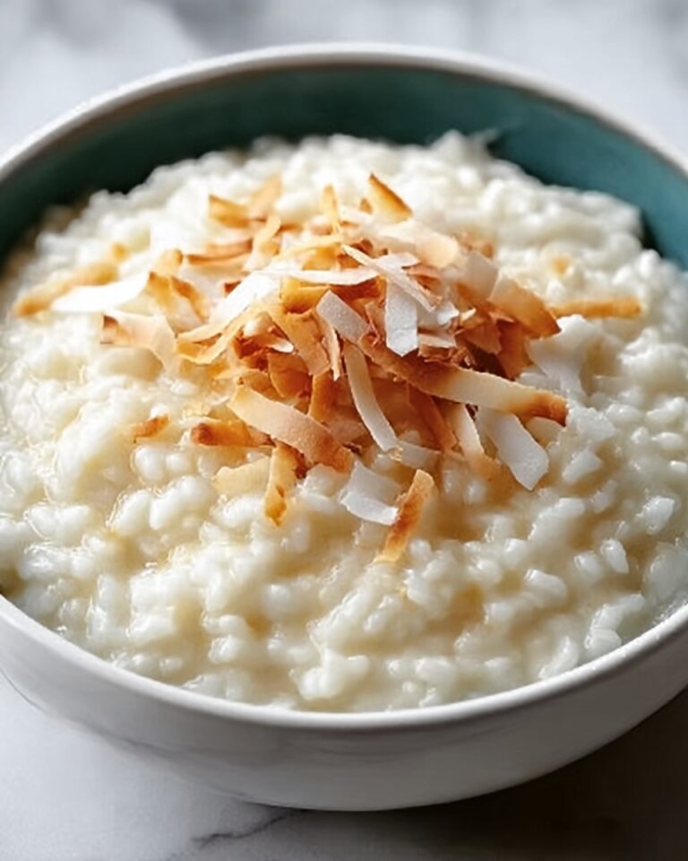 Creamy Coconut Rice Pudding with Fresh Fruits Recipe