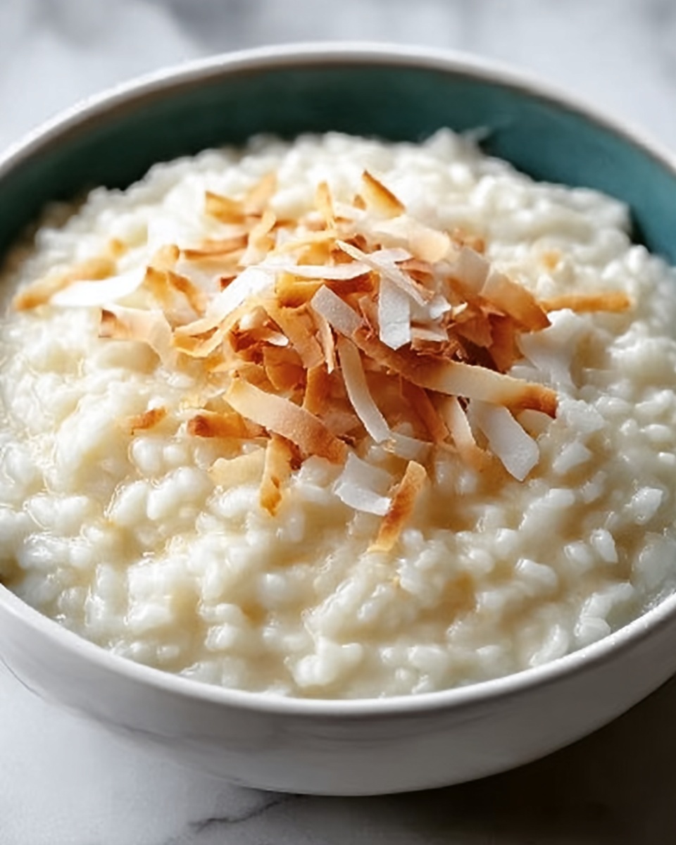 Creamy Coconut Rice Pudding with Fresh Fruits Recipe - Recipe Image