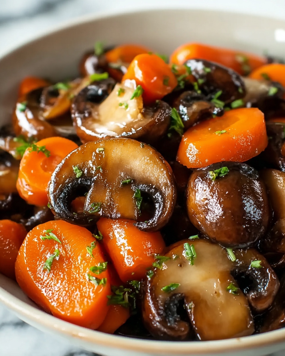Pickled Shiitake Mushrooms and Carrots Recipe - Recipe Image