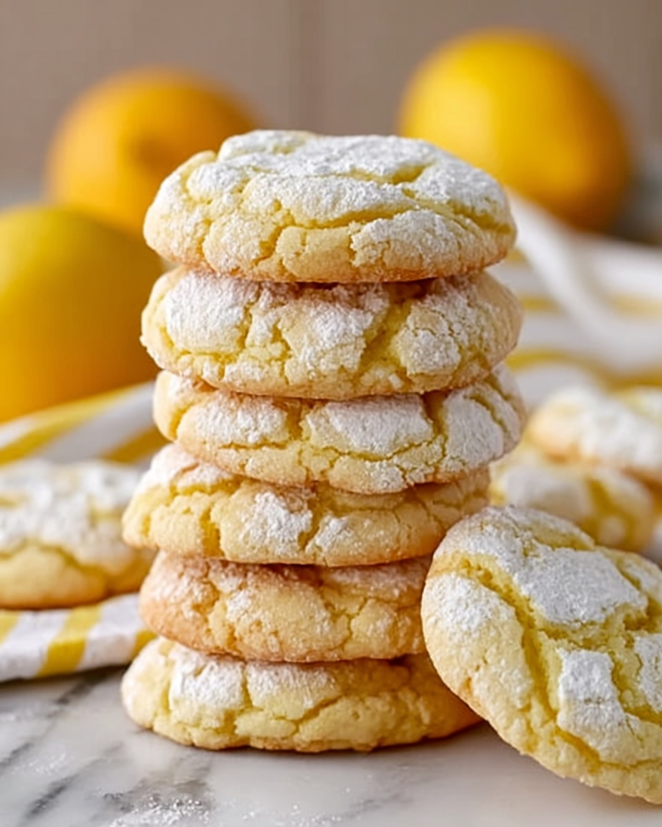 Lemon Cake Mix Cookies Recipe - Recipe Image