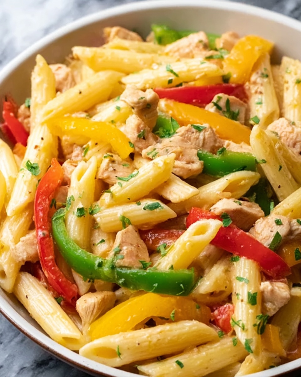 Creamy Rasta Pasta Recipe - Recipe Image