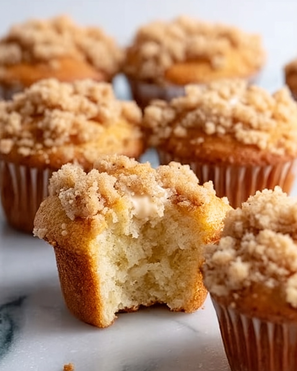 Coffee Cake Greek Yogurt Muffins Recipe - Recipe Image