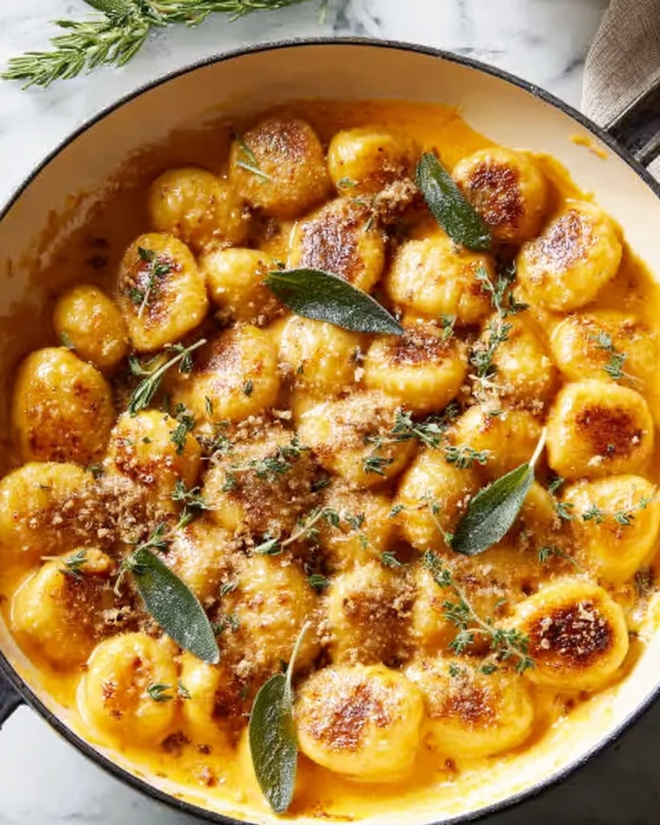 Creamy Butternut Squash & Sausage Gnocchi Recipe - Recipe Image