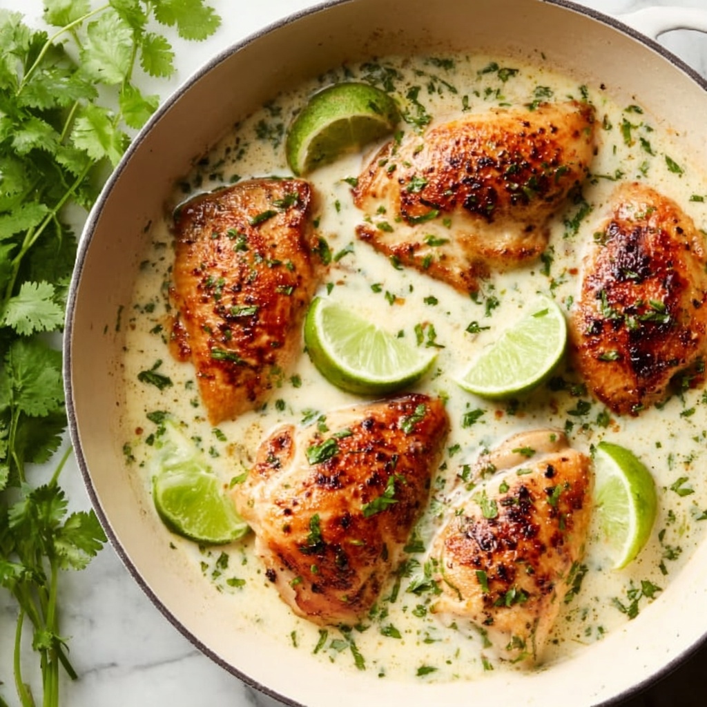 Creamy Coconut Lime Chicken Recipe - Recipe Image