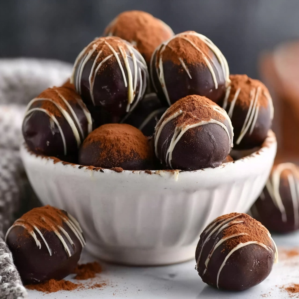 Dark Chocolate Coffee Truffles Recipe - Recipe Image