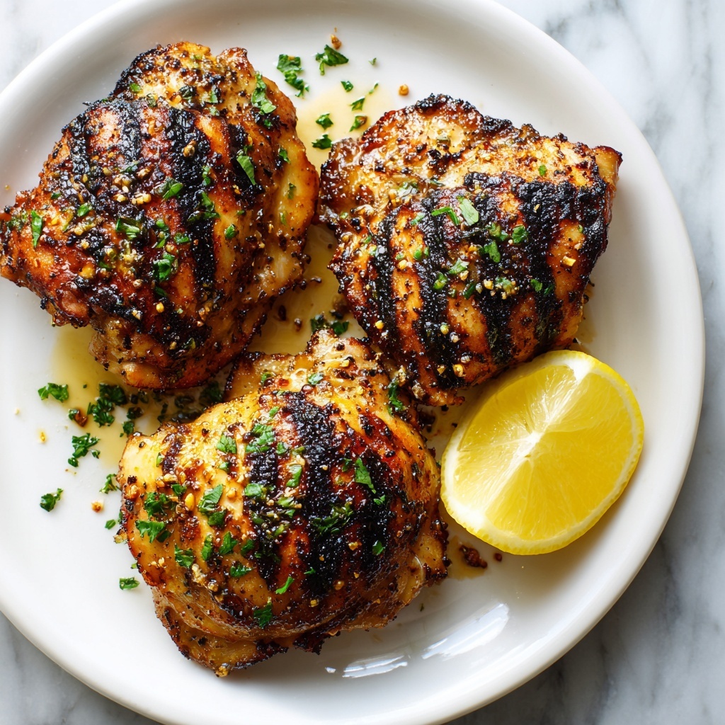 Juicy Grilled Chicken Thighs Recipe - Recipe Image