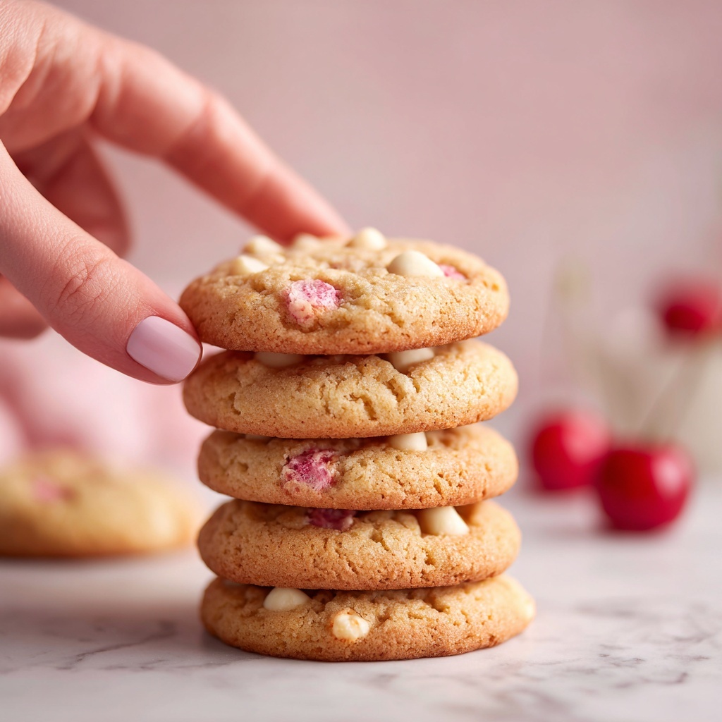 Cherry Almond Amish Sugar Cookies Recipe - Recipe Image