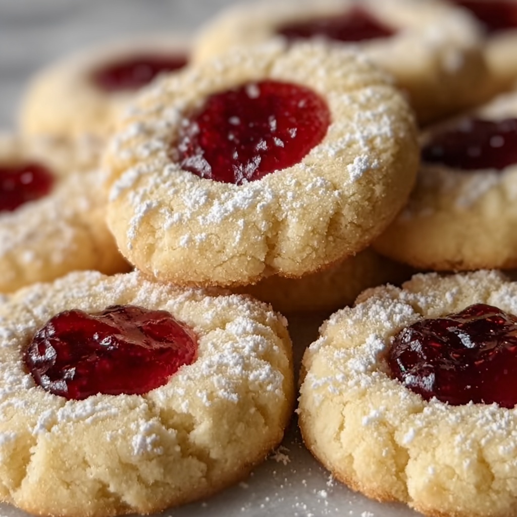 Christmas Cherry Shortbread Cookies Recipe - Recipe Image
