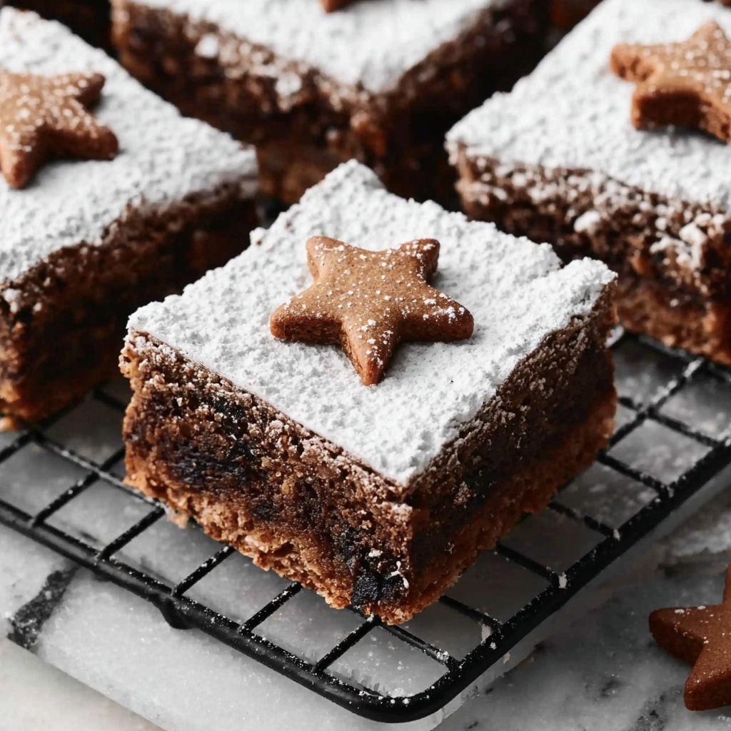 Soft Gingerbread Cookie Bars Recipe - Recipe Image