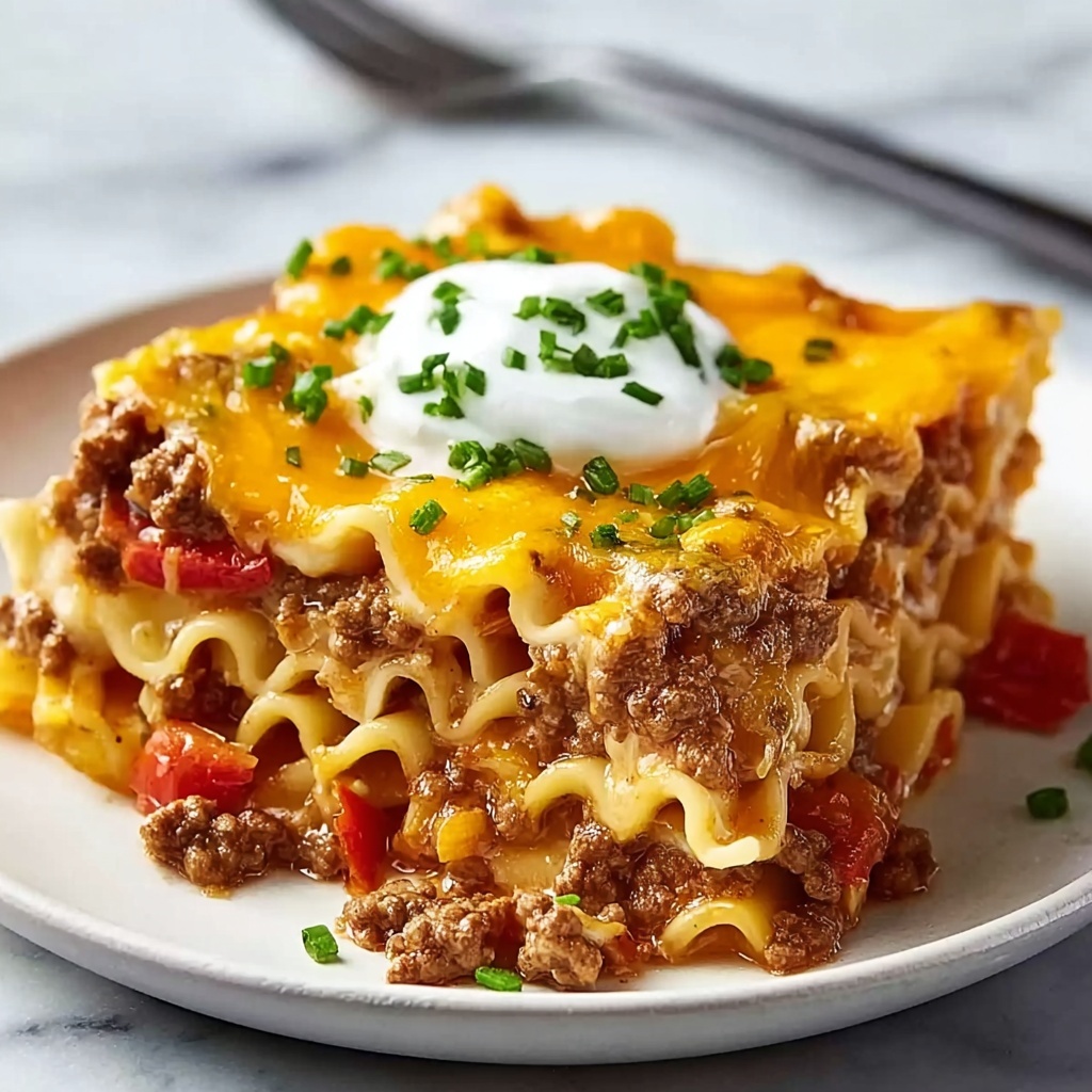 Beef Lombardi Casserole Recipe - Recipe Image