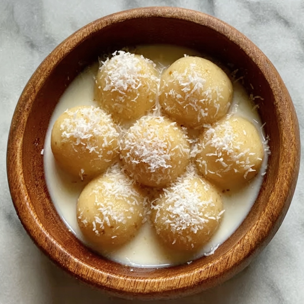 Easy Coconut Condensed Milk Balls Recipe - Recipe Image