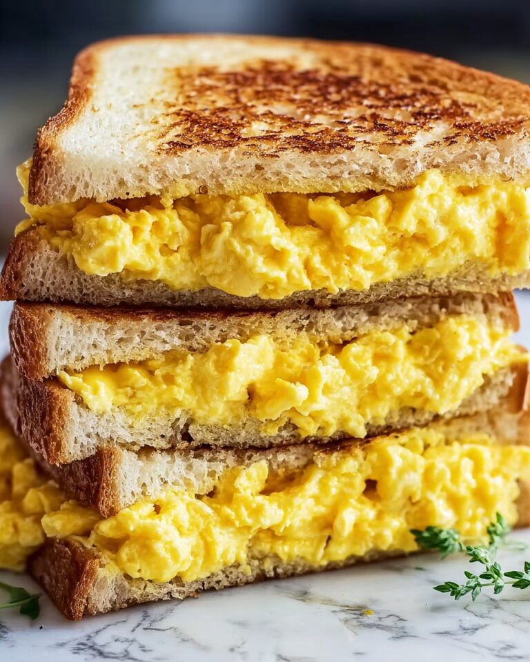 Scrambled Egg Grilled Cheese Sandwich Recipe