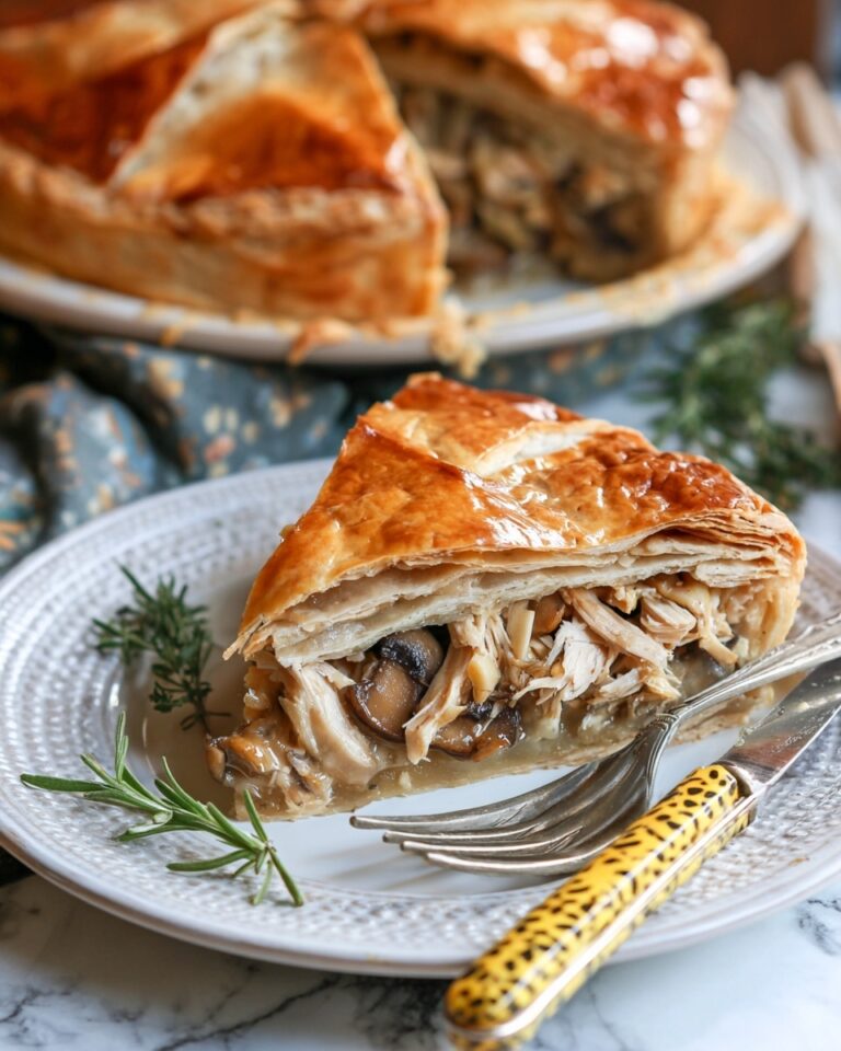 Savory Chicken and Mushroom Puff Pastry Delight Recipe