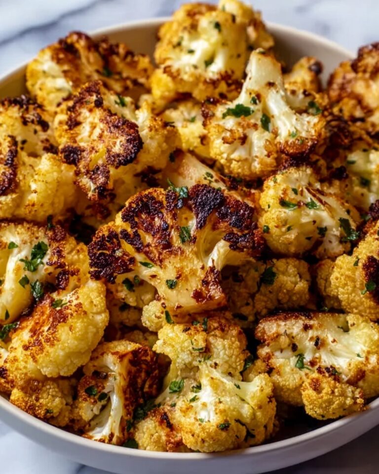 Garlic-Parmesan Roasted Cauliflower Recipe