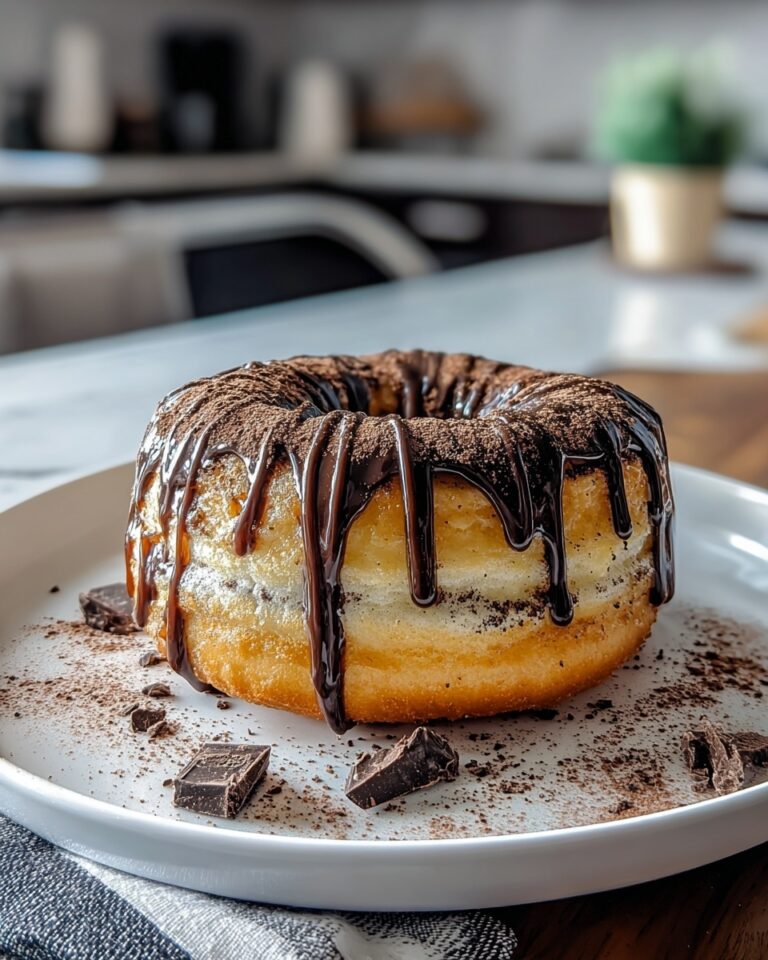 Cinnamon-Sugar Donuts with Chocolate Drizzle Recipe
