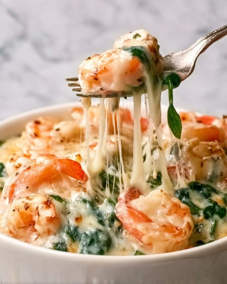 Cheesy Rich and Creamy Shrimp and Crab Spinach Dip Recipe