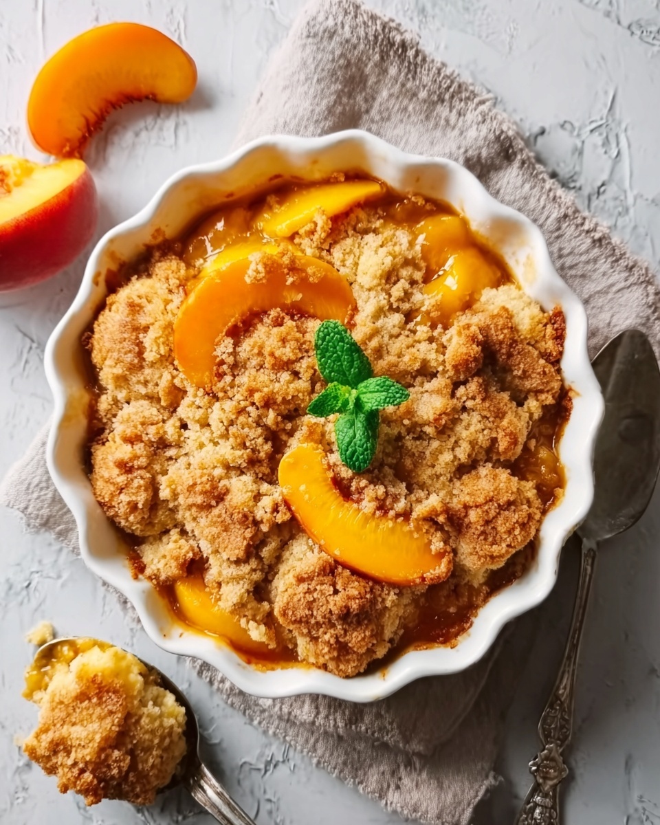 The Best Southern Peach Cobbler Recipe - Recipe Image
