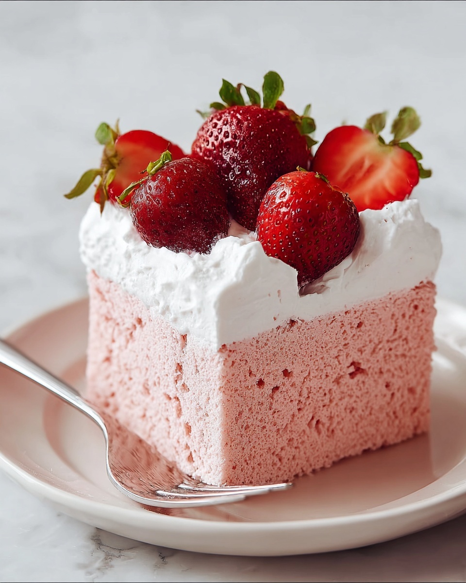 Strawberry Cloud Cake Recipe - Recipe Image