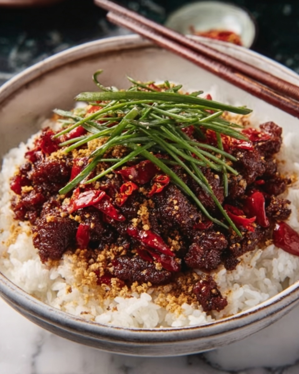 20 Minute Korean Gochujang Beef Bowls Recipe - Recipe Image