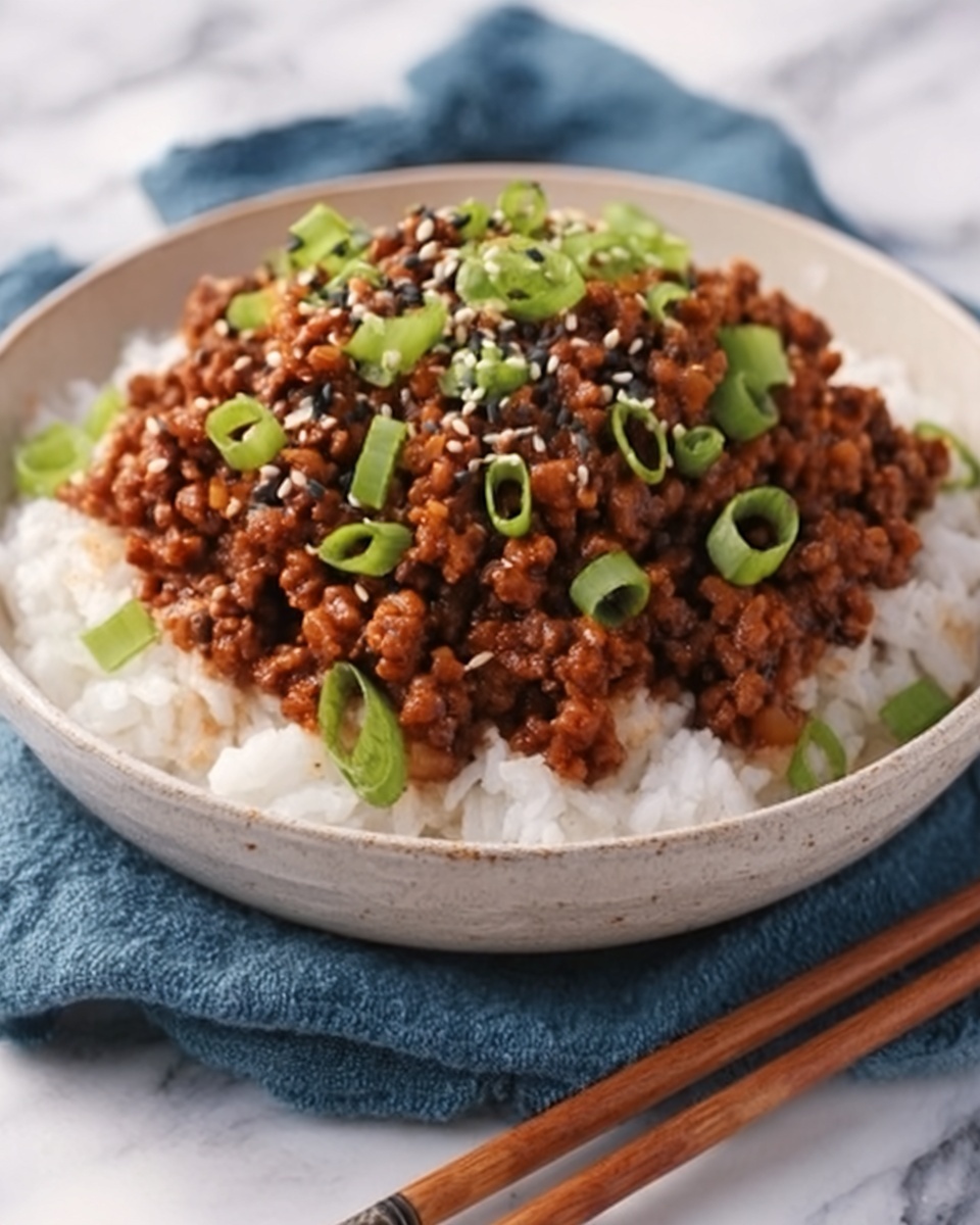 Korean-Style Ground Turkey Bowls Recipe - Recipe Image
