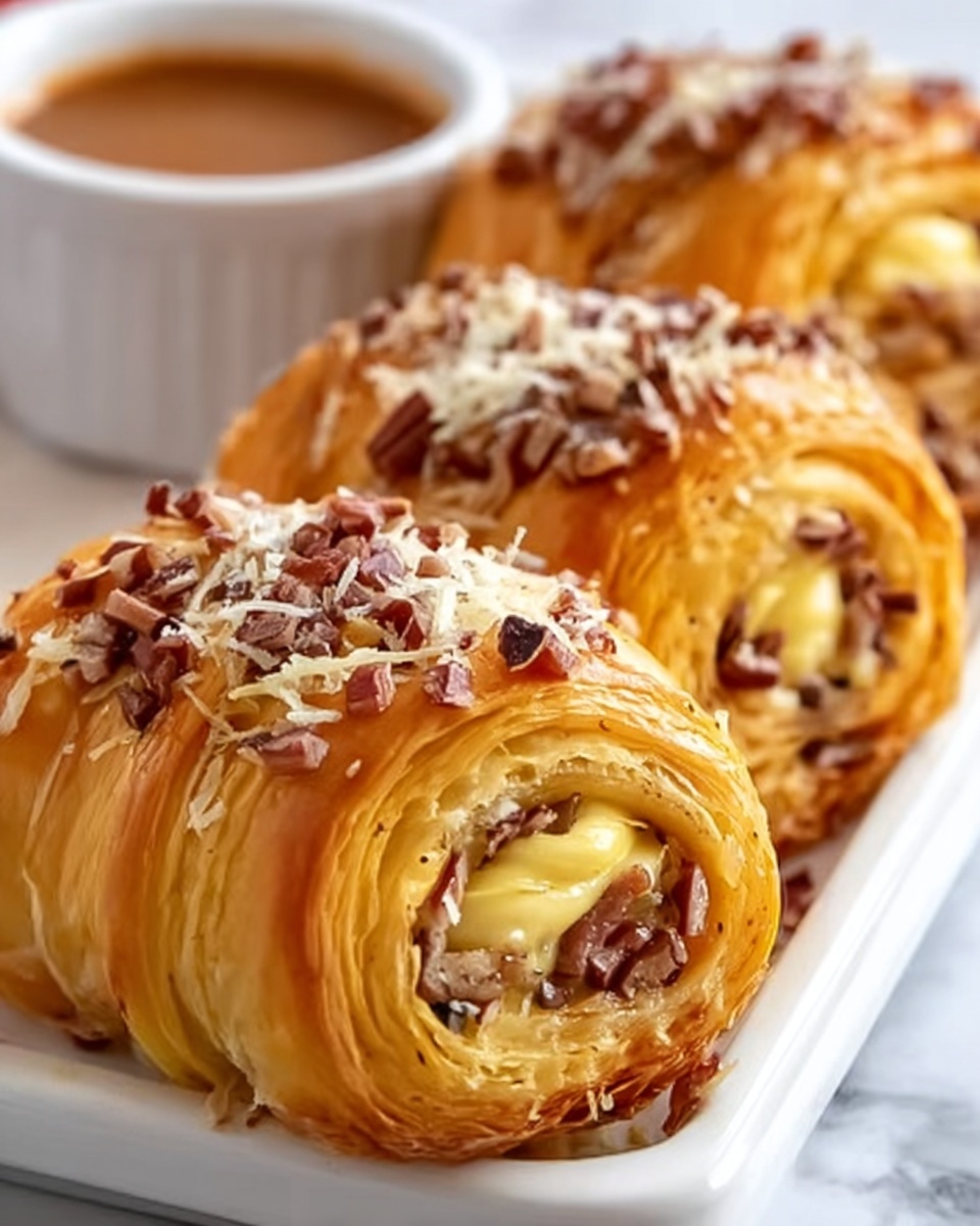 French Dip Roast Beef Pinwheels Recipe - Recipe Image