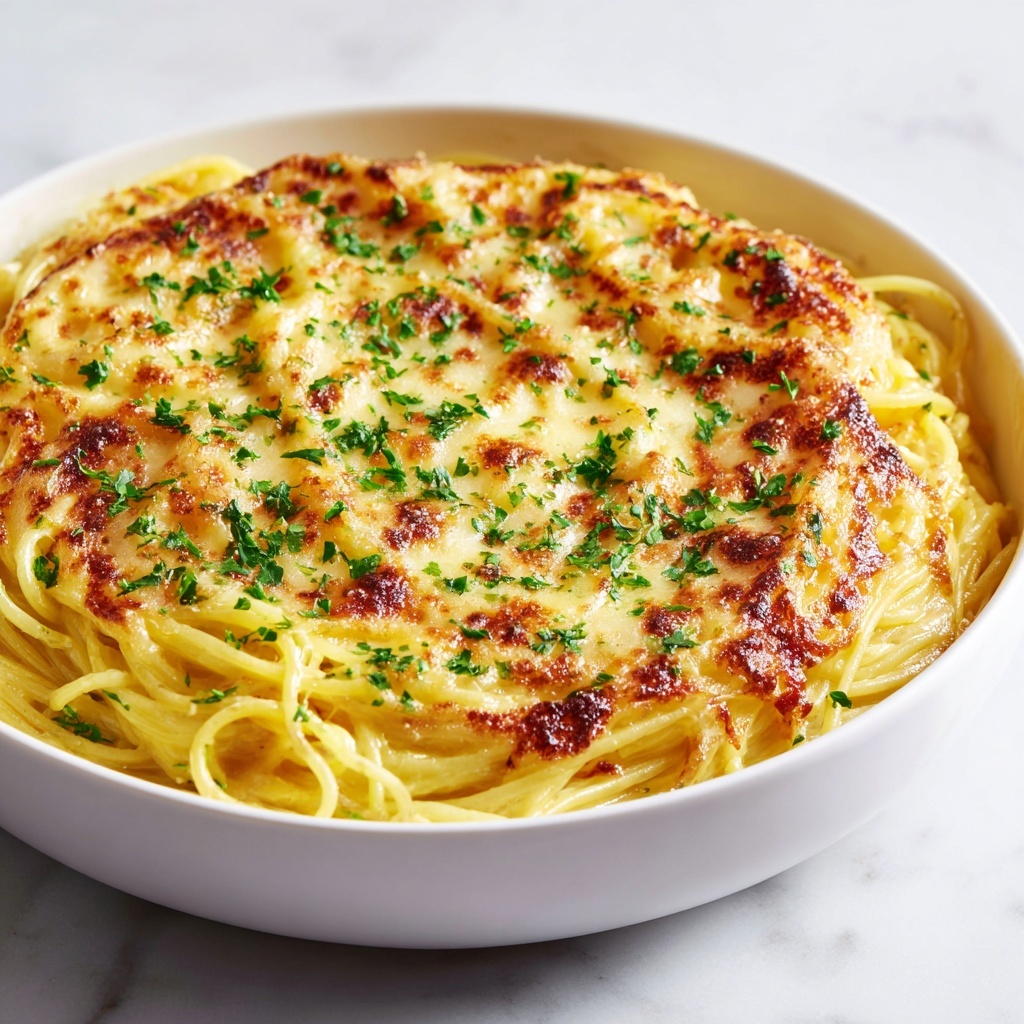 Baked Cream Cheese Spaghetti Recipe - Recipe Image