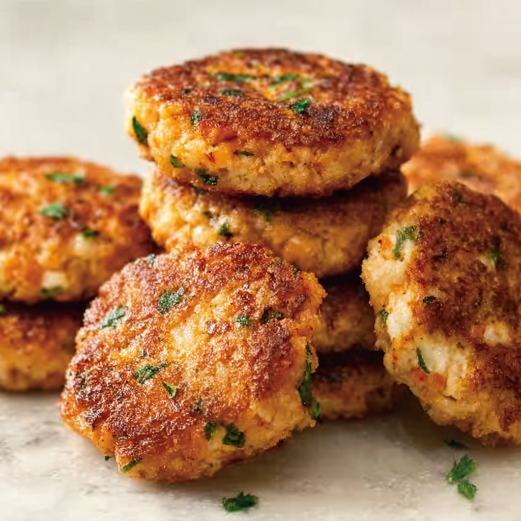 Crispy Salmon Patties with Fresh Herbs Recipe - Recipe Image