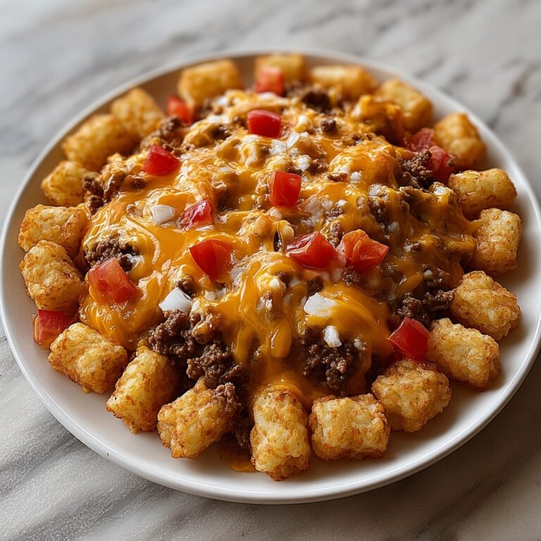 Cheesy Tater Tot Casserole with Ground Beef and Rotel Recipe