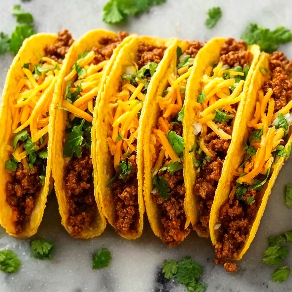 Loaded Taco Shells with Creamy Cheese Sauce Recipe - Recipe Image