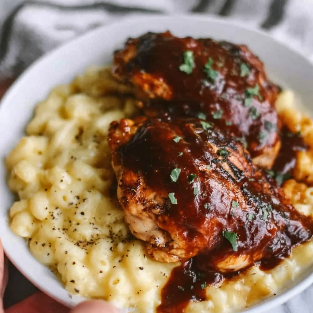 Honey Pepper Chicken Mac and Cheese Recipe - Recipe Image