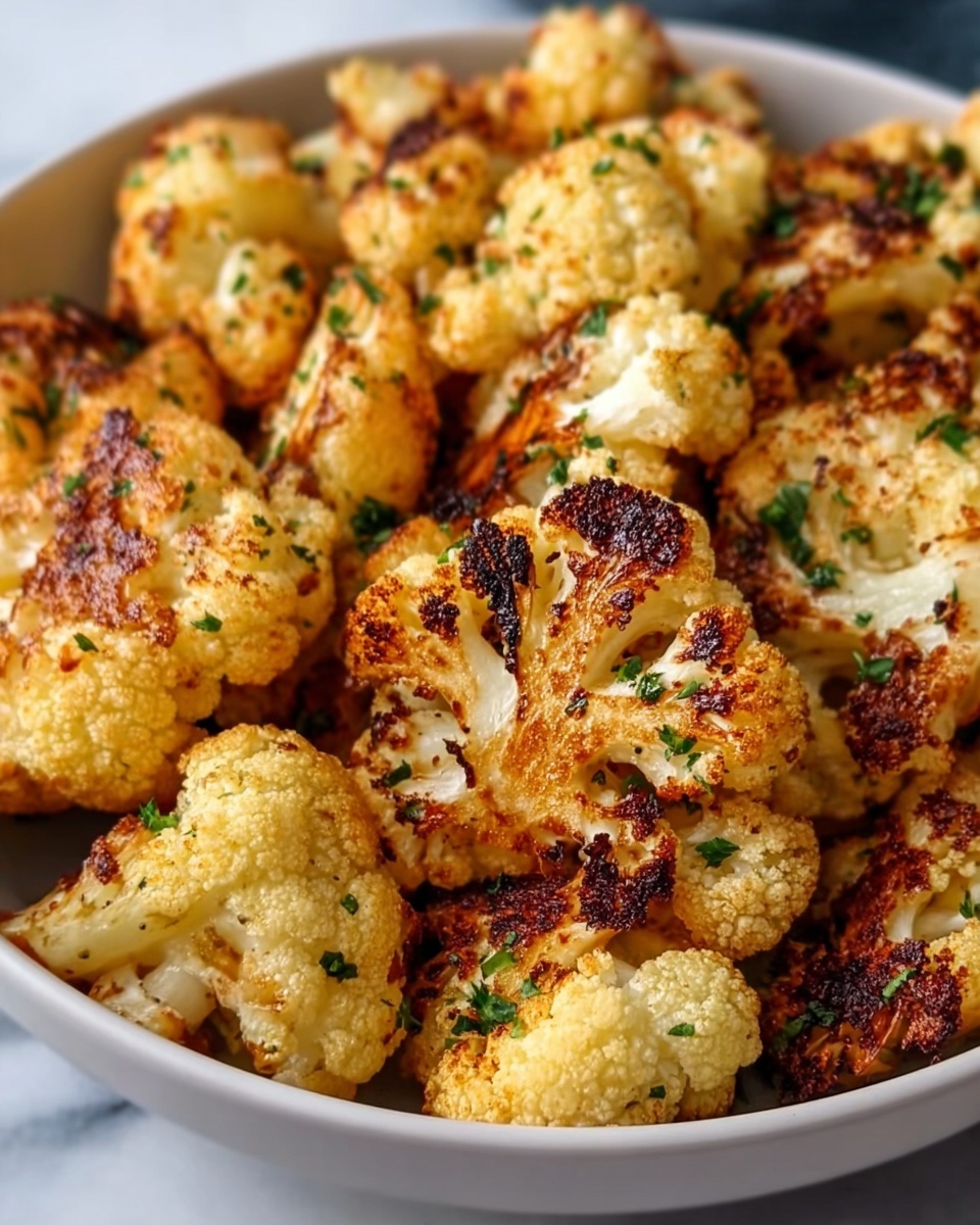 Garlic-Parmesan Roasted Cauliflower Recipe - Recipe Image